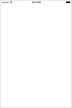blank iOS application