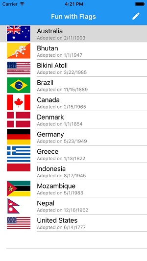 App with sized images running on iOS Fixed ImageCell on iOS