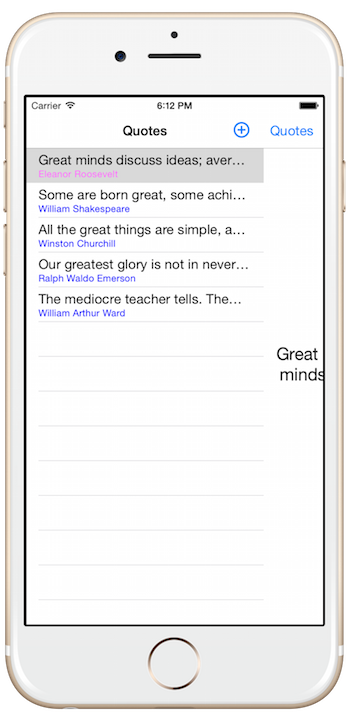 Screenshot of the completed exercise.