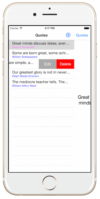 Screenshot of the completed exercise.